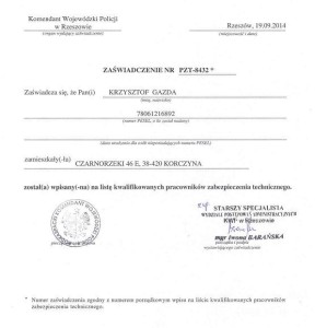 Wpis na listę kwalifikowanych pracowników