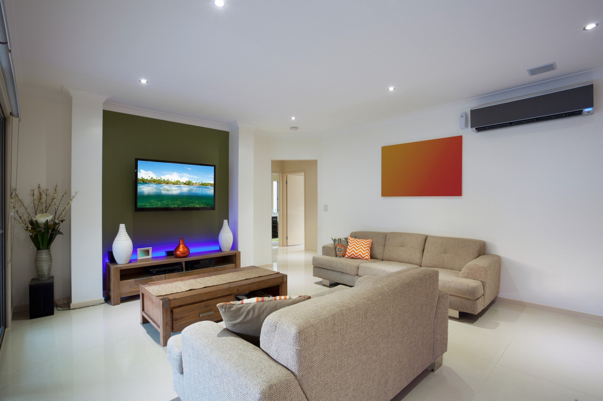 Klimatyzator w salonie